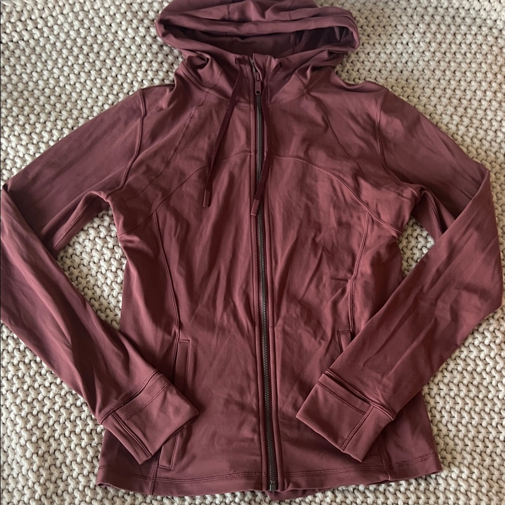Lululemon Nulu Define Jacket sz 12 - Smoky Red